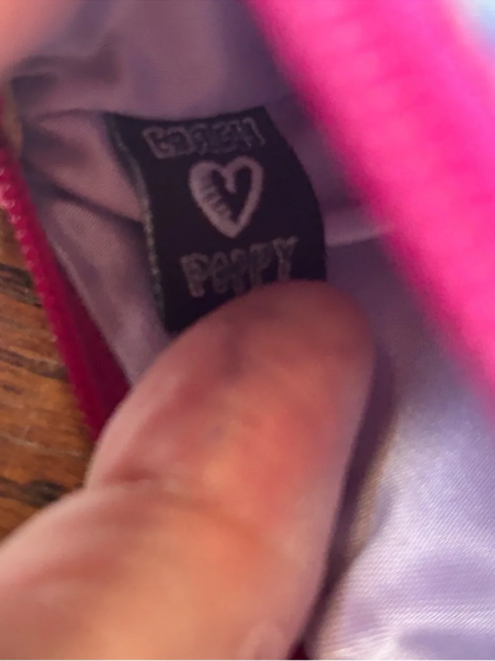 Coach Multicolor Poppy Wristlet in Pink, Purple & Blue Graphic Print - Picture 4 of 4